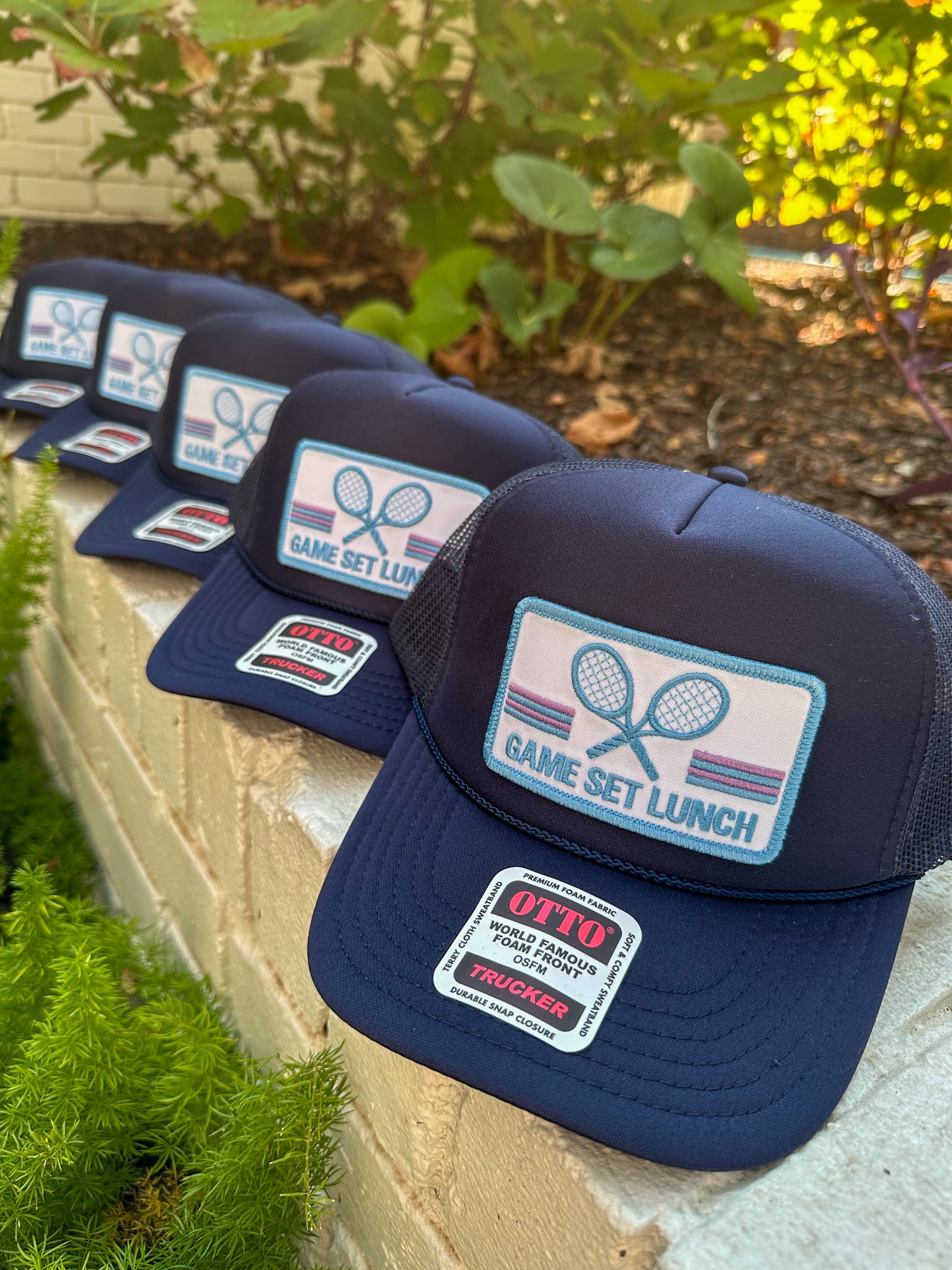 Trucker Hat- Tennis Racquets Patch