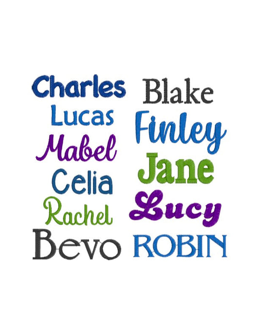 Custom Embroidery--Austin Only