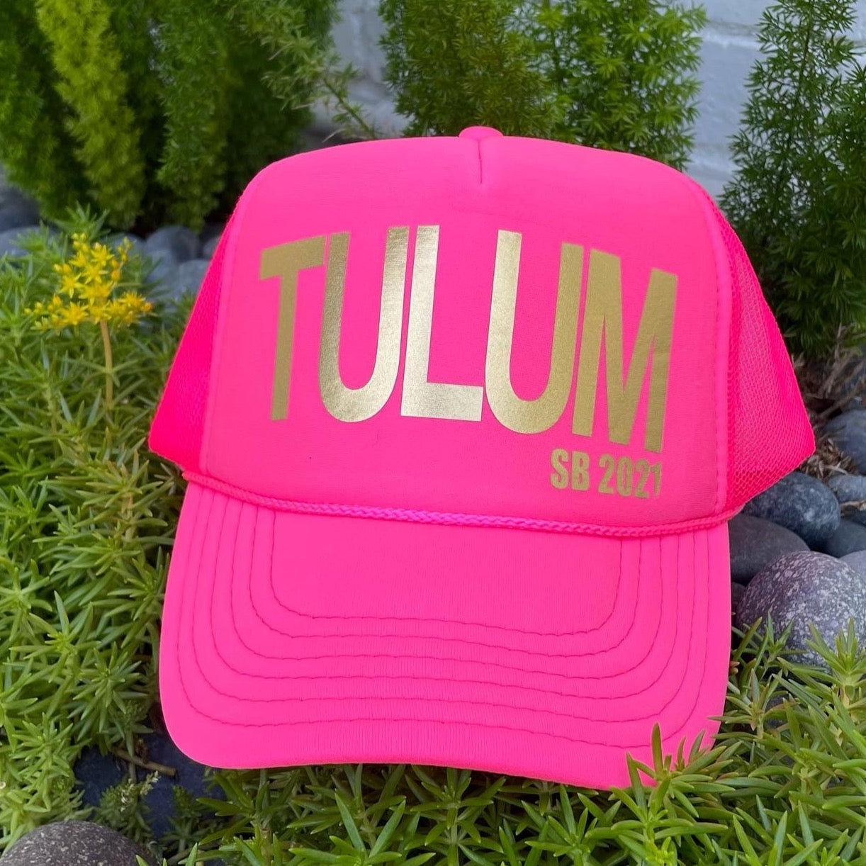 Trucker Hat Foil Letters