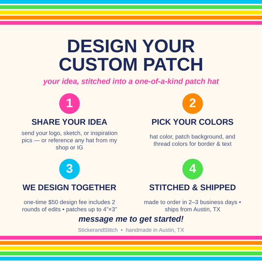 Custom Embroidery Design Setup — One-Time Digitizing Fee