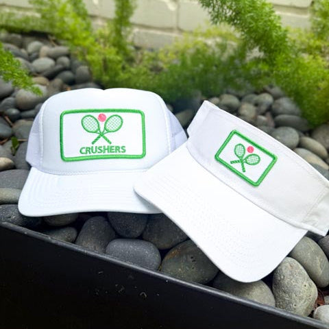 Raq Classic Visor — Tennis Racquets Patch, Custom Team Colors