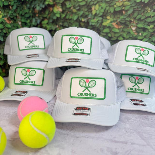 Raq Classic Trucker Hat — Tennis Racquets Patch, Custom Team Colors