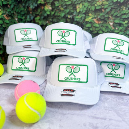 Raq Classic Visor — Tennis Racquets Patch, Custom Team Colors