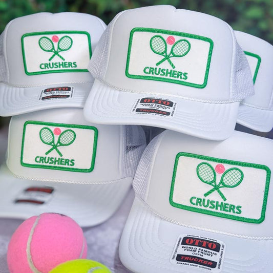 Raq Classic Trucker Hat — Tennis Racquets Patch, Custom Team Colors
