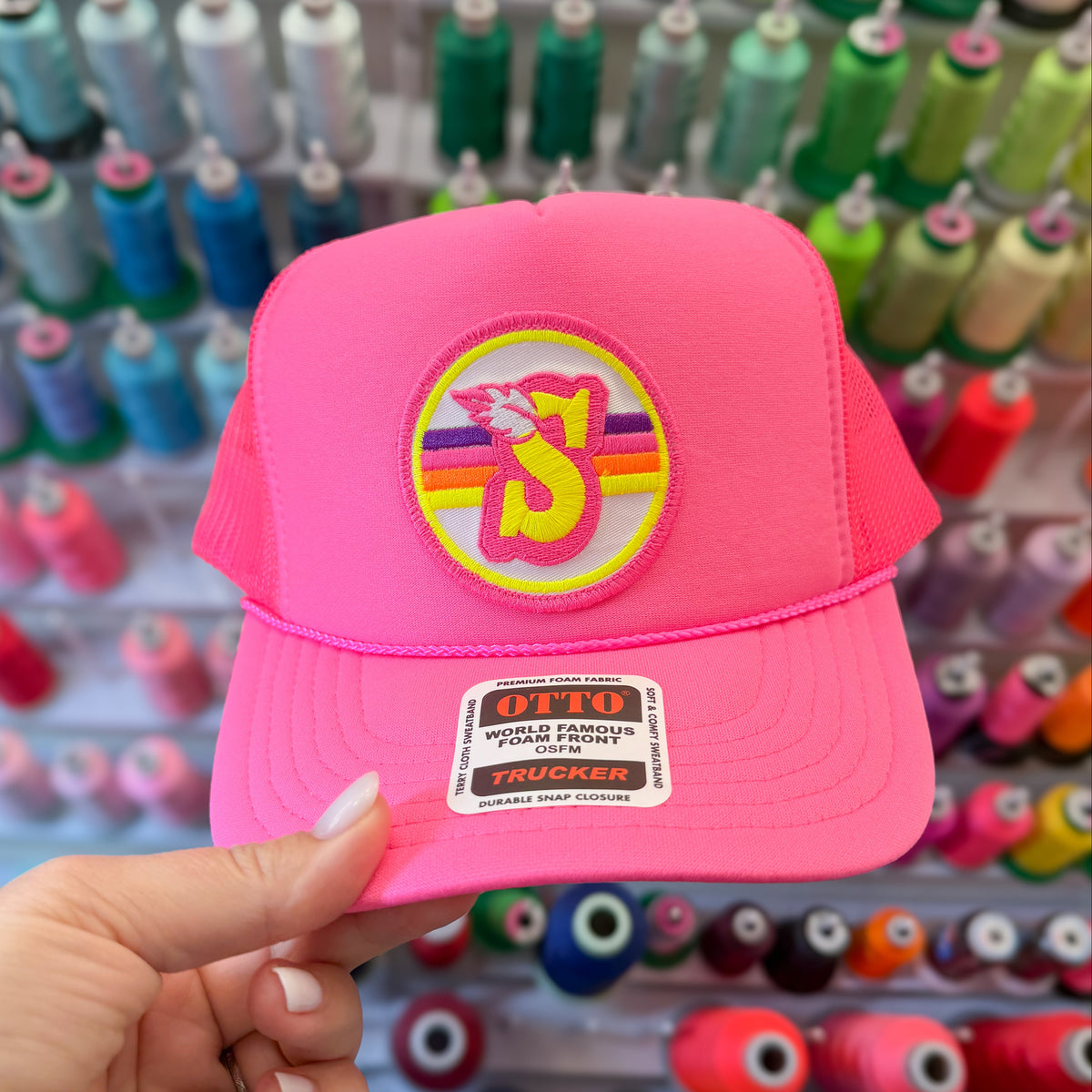 Custom Patch Trucker Hat — Personalized Patch