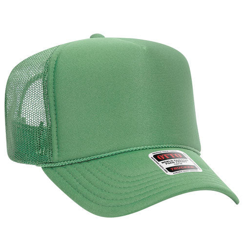 Blank cactus green foam trucker hat