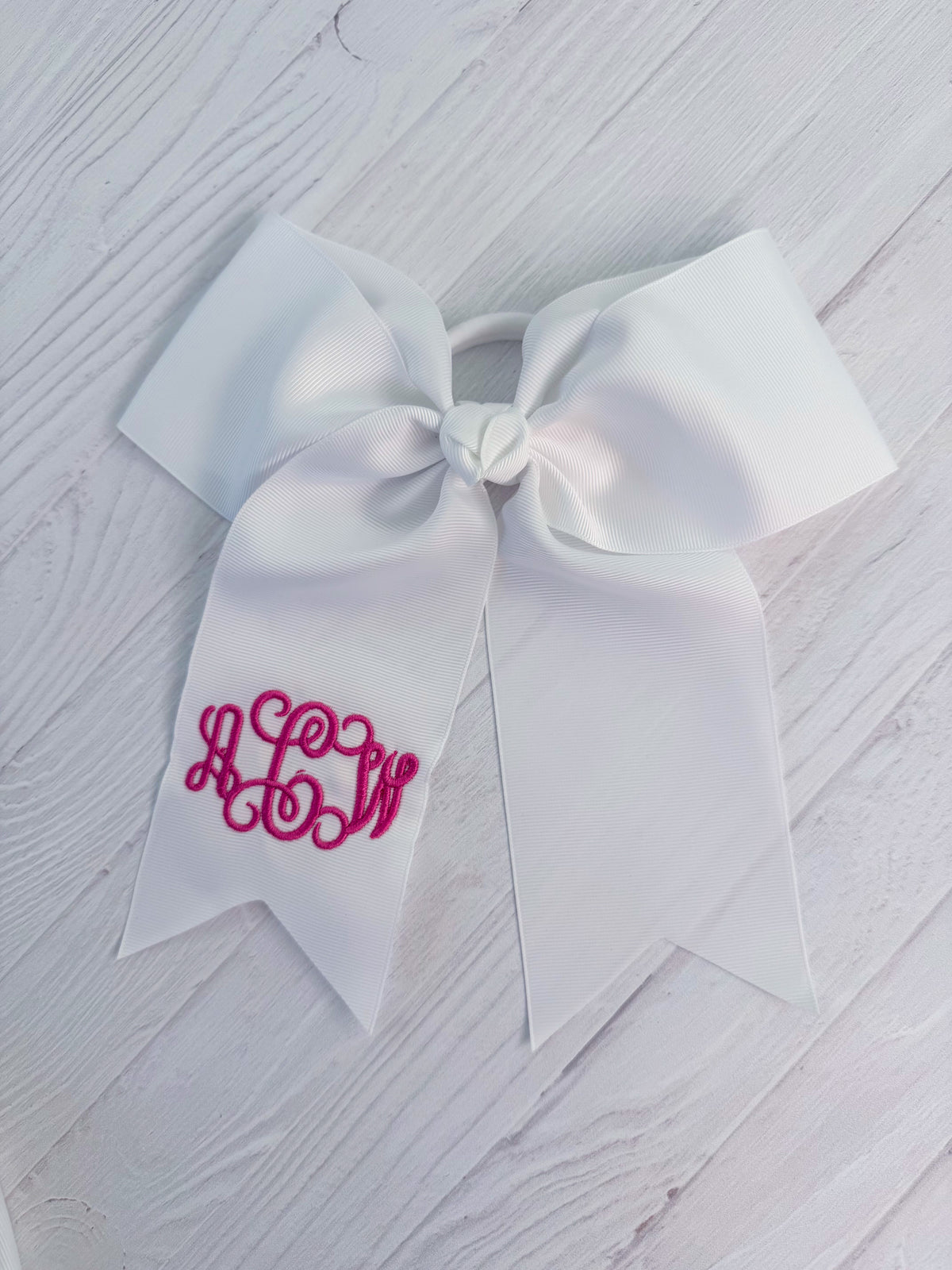 HOCO & Prom Monogram Bouquet Ribbon/Bow
