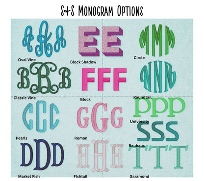 Monogram Bath or Beach Towels