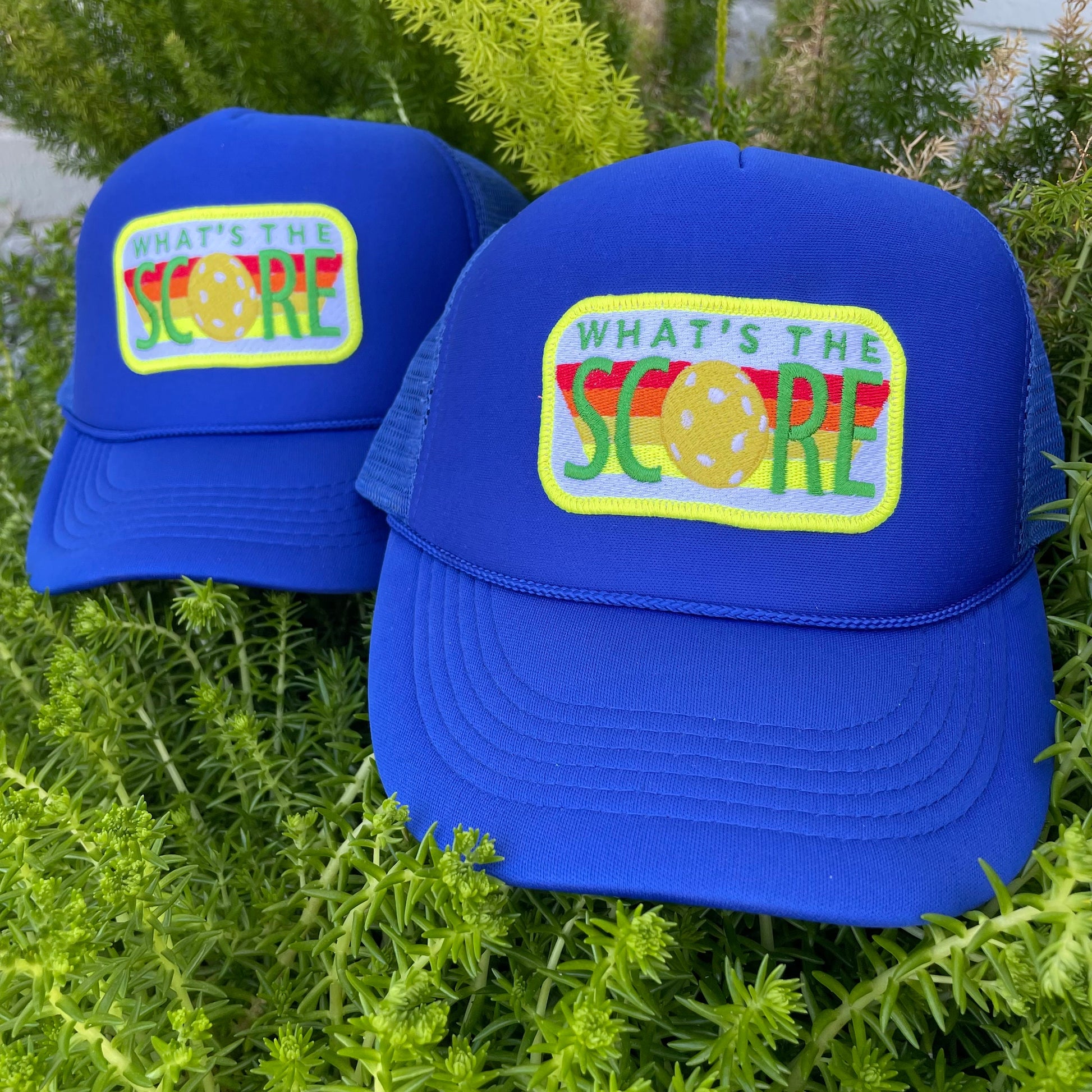 Tennis Pickleball Patch Trucker Hat, Team Gift, Custom Design
