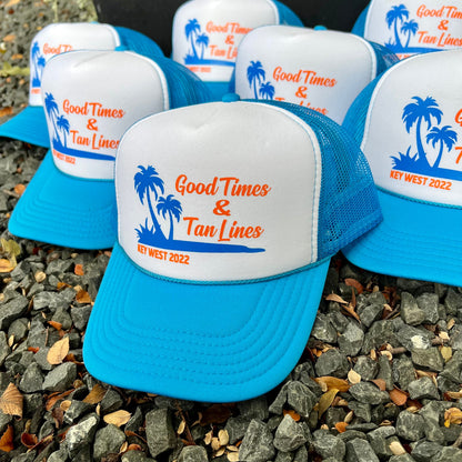 Your Design Trucker Hat Cap, Girls Trip, 40th Birthday Gift ideas, Girls Weekend, Customized, Bridesmaids, Beach, 50th gift favor