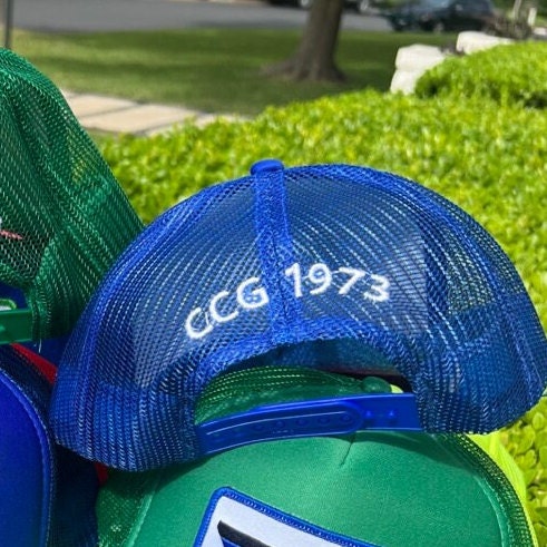 Back of Hat Embroidery Add-on, Custom text for trucker hats, personalization