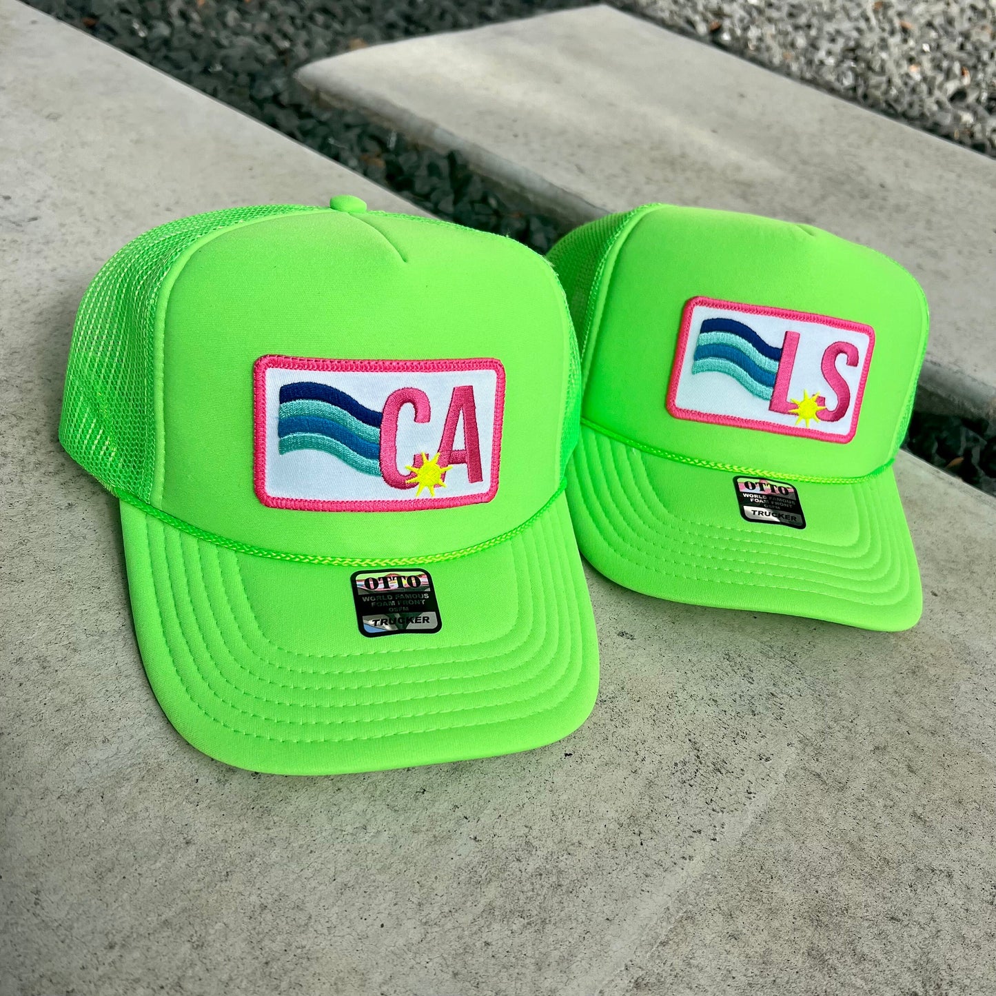 Custom Trucker Hat Cap, Girls Trip, 40th Birthday Gift ideas, Girls Weekend, Customized, Beach, 50th birthday gift favor, Sun Waves