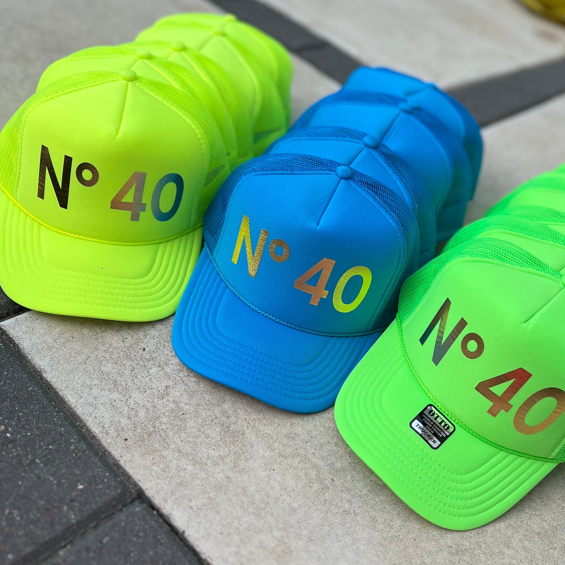 Foil Letters Custom Trucker Hat Cap, Girls Trip, 40th Birthday Gift ideas, Girls Weekend, Customized, Beach, 50th gift favor, gold