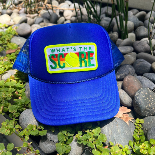 Tennis Pickleball Patch Trucker Hat, Team Gift, Custom Design