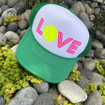 Custom Tennis Team Trucker Hat, Gifts for her, Tennis Love