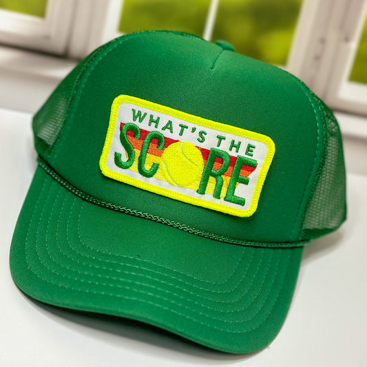 Tennis Pickleball Patch Trucker Hat, Team Gift, Custom Design