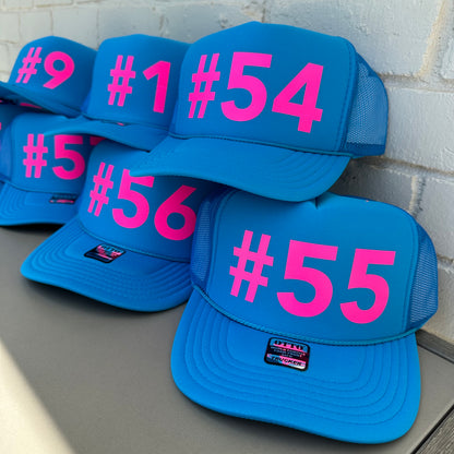 Team Spirit Trucker Hat Cap, Customized, Football, Baseball, Softball, Lacrosse, club sports, Coach, personalized gift, fundraiser