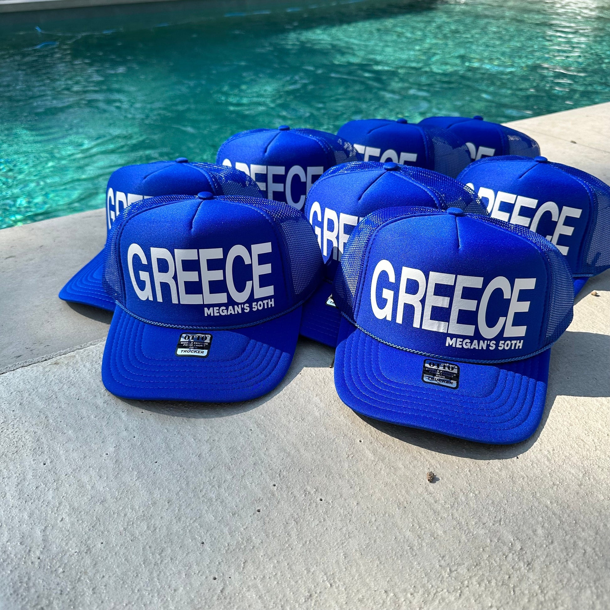 Custom Text Trucker Hat, Girls Trip, Bachelorette Party, Gifts for friends, Beach Chic