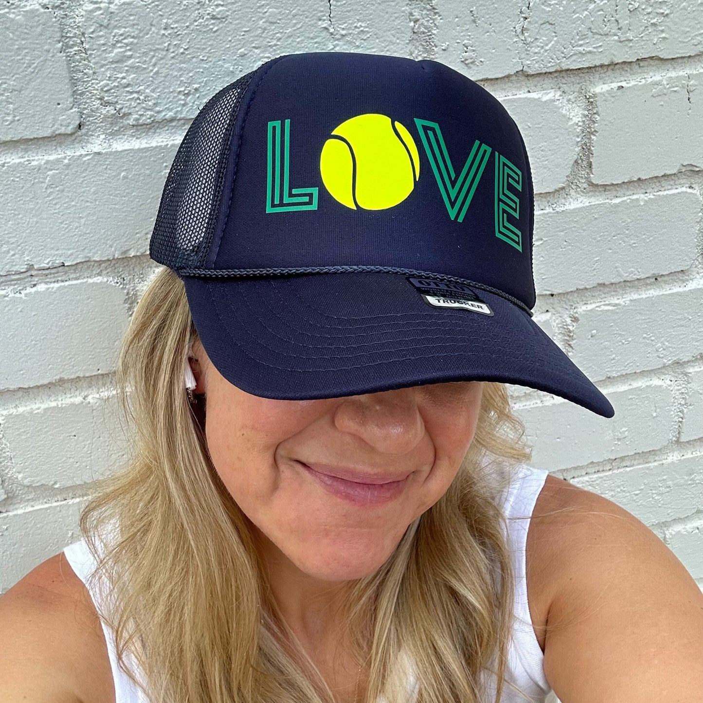 Custom Tennis Team Trucker Hat, Gifts for her, Tennis Love