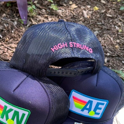 Back of Hat Embroidery Add-on, Custom text for trucker hats, personalization
