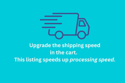 Rush Expedited Processing ADD-ON, upgrade