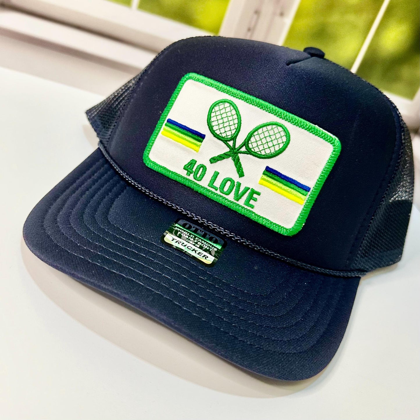 Funny Tennis Trucker Hat: Customized Birthday Gift