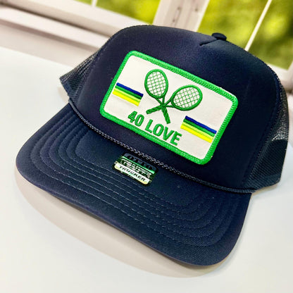 Funny Tennis Trucker Hat: Customized Birthday Gift