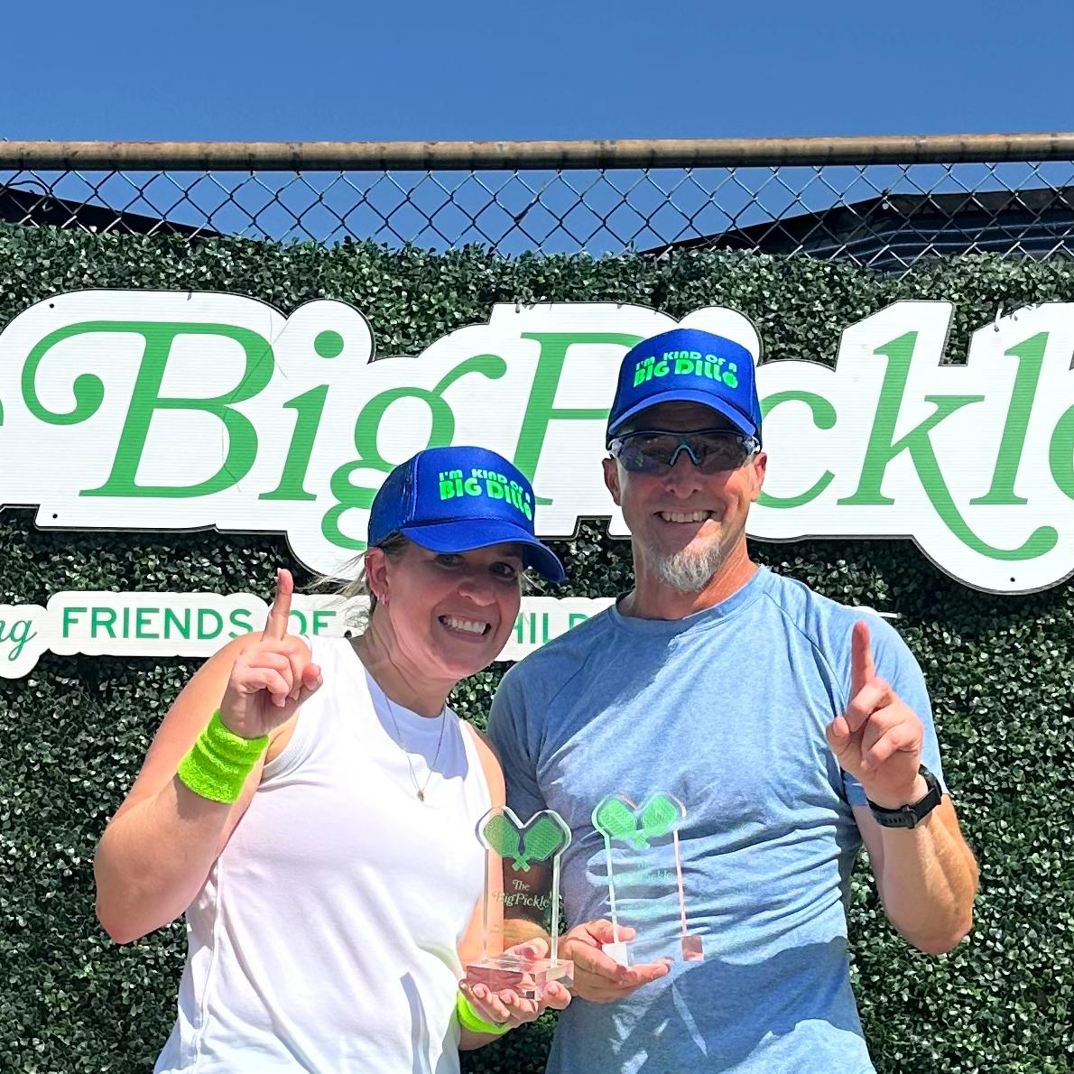 Pickleball Big Dill Trucker Hat, Funny Team Sports Cap