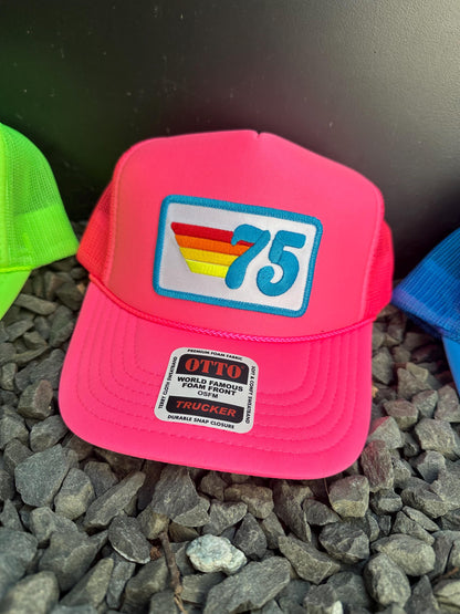 Birthday Year Trucker Hat: Retro '76 or '86 Patch Cap