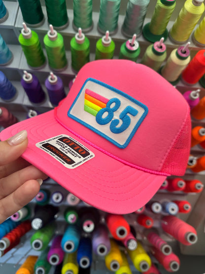 Birthday Year Trucker Hat: Retro '76 or '86 Patch Cap