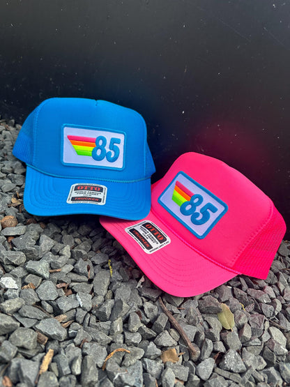 Birthday Year Trucker Hat: Retro '76 or '86 Patch Cap