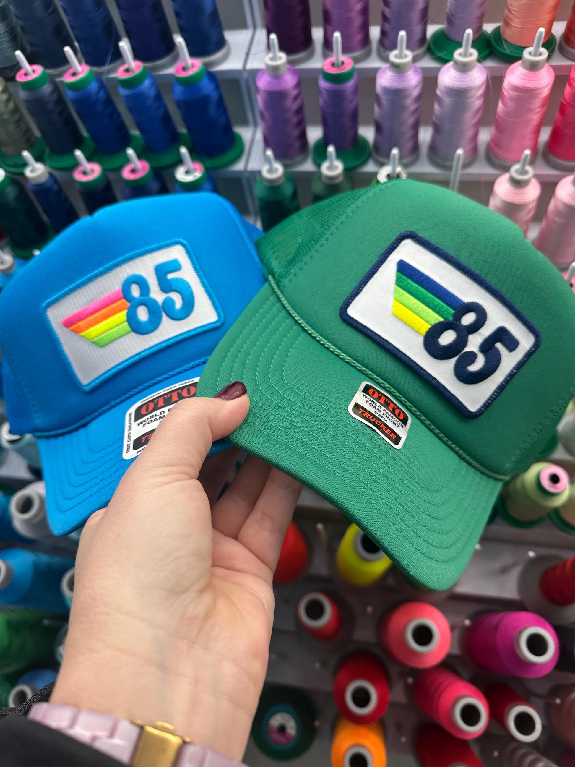 Birthday Year Trucker Hat: Retro '76 or '86 Patch Cap