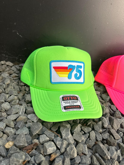 Birthday Year Trucker Hat: Retro '76 or '86 Patch Cap