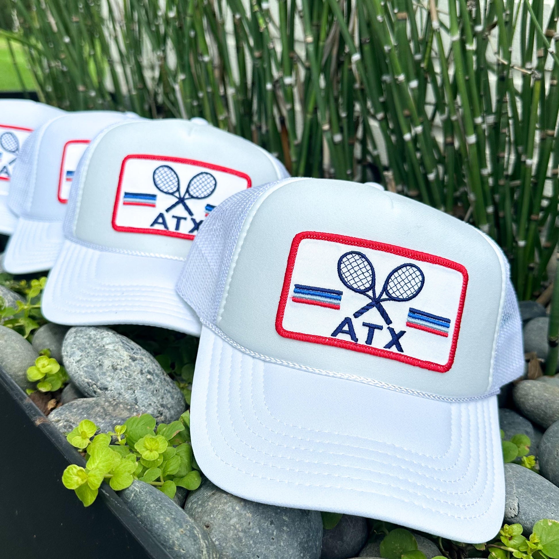 Custom Tennis Trucker Hat Cap, 40th 50th Birthday Gift ideas, Girls Weekend, Customized, team, racquets, team outfits, over served