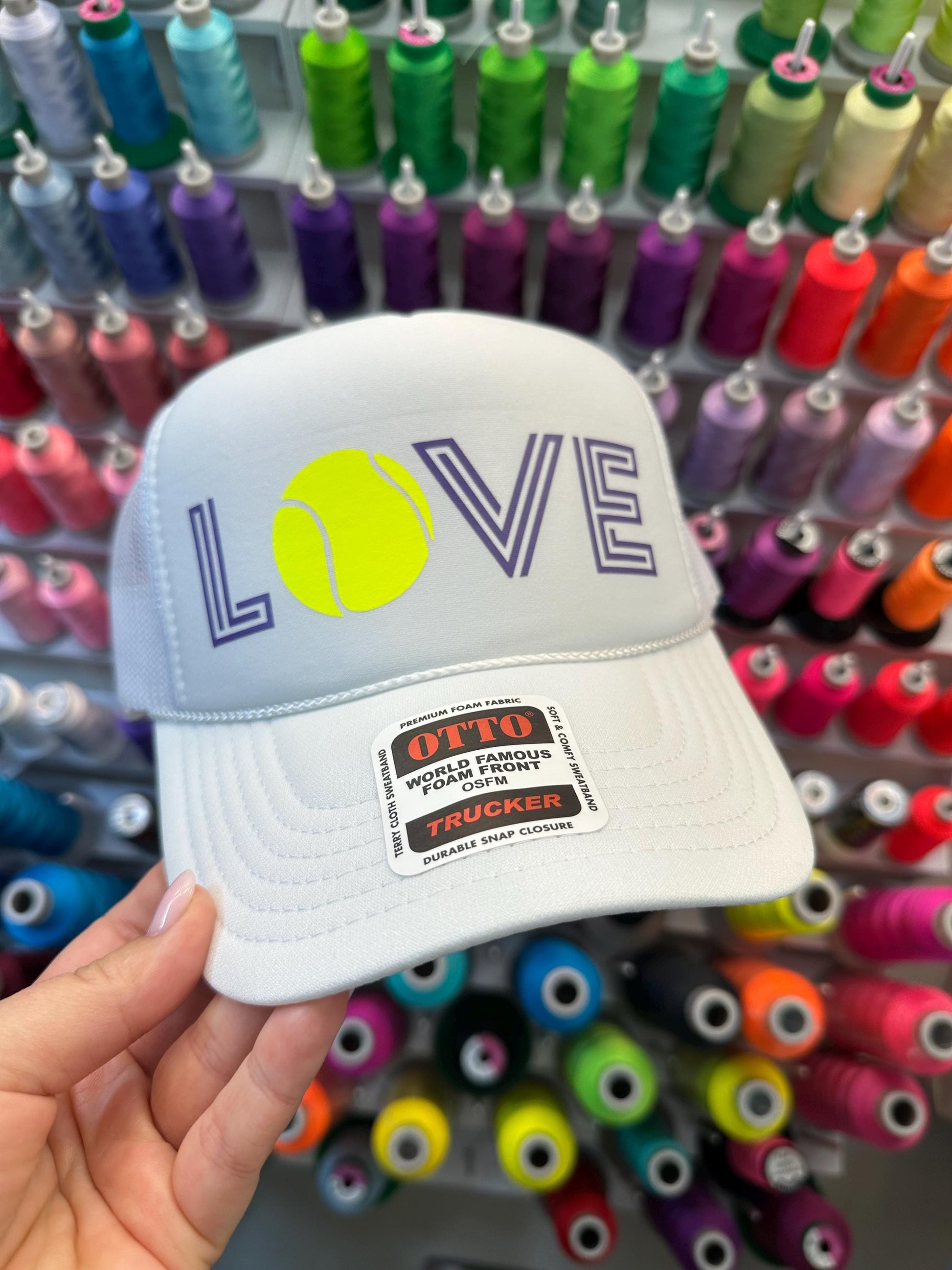 Custom Tennis Team Trucker Hat, Gifts for her, Tennis Love