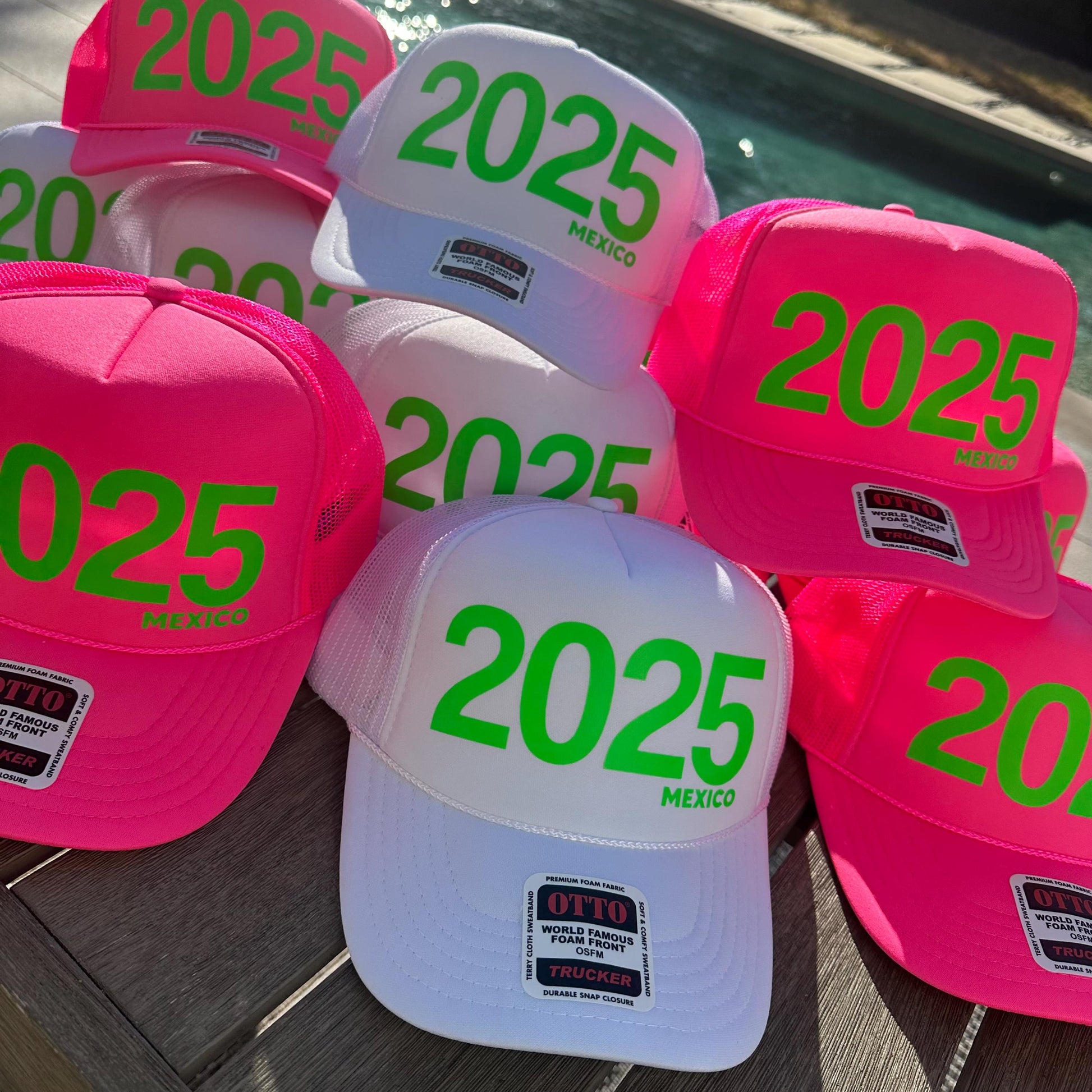 Custom Text Trucker Hat, Girls Trip, Bachelorette Party, Gifts for friends, Beach Chic