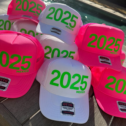 Custom Text Trucker Hat, Girls Trip, Bachelorette Party, Gifts for friends, Beach Chic