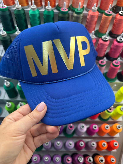 Custom Trucker Hat Cap, Girls Trip, 40th Birthday Gift ideas, Girls Weekend, Customized, Bridesmaids, Beach, 50th birthday gift favor, GOLD