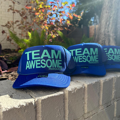 Team Spirit Trucker Hat Cap, Customized, Football, Baseball, Softball, Lacrosse, club sports, Coach, personalized gift, fundraiser
