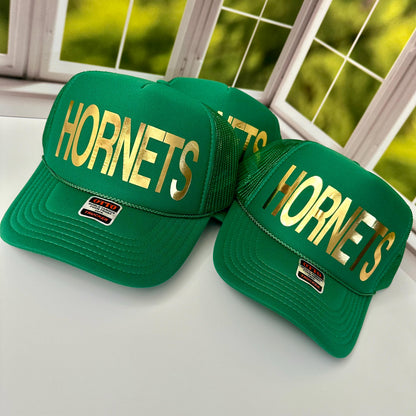 Team Spirit Trucker Hat Cap, Customized, Football, Baseball, Softball, Lacrosse, club sports, Coach, personalized gift, fundraiser