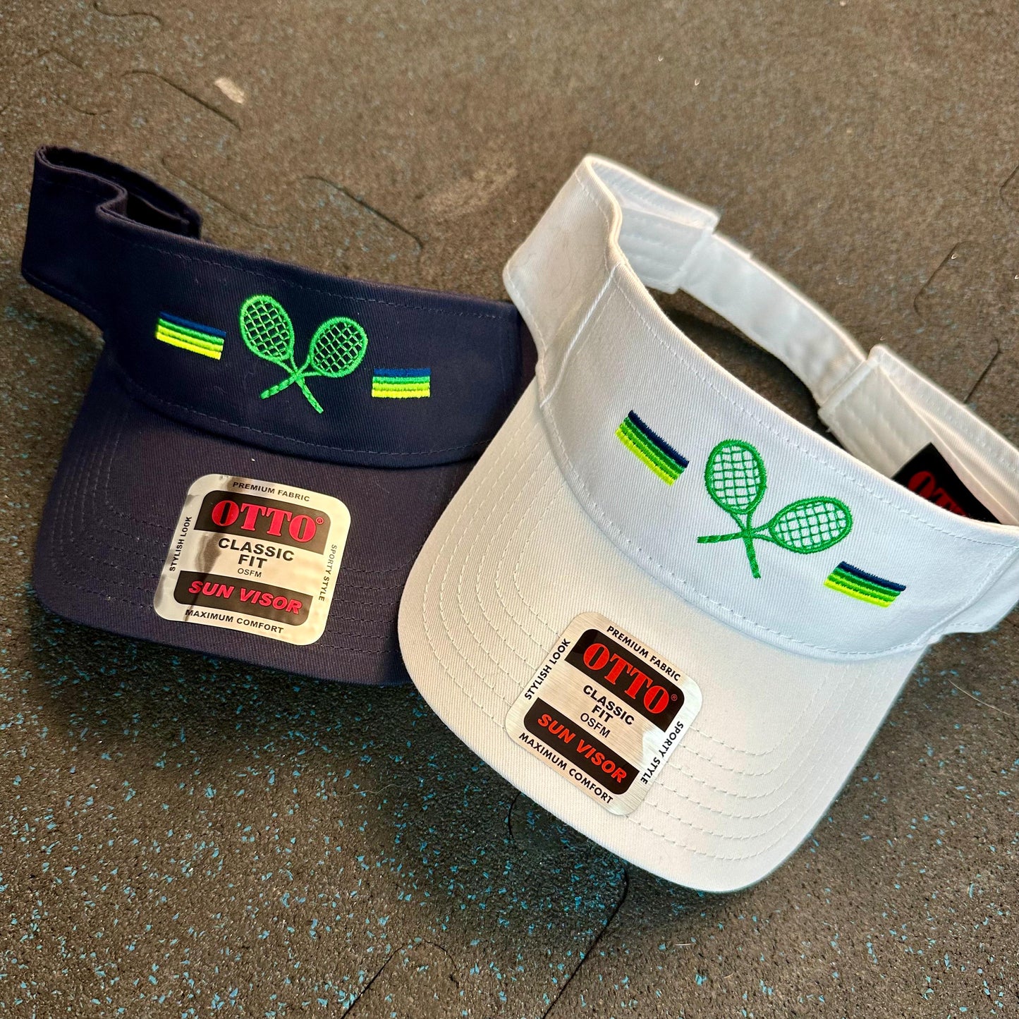 Tennis Sun Visor, Personalized Gift ideas, Girls Weekend, team, racquets, team outfits, stripes