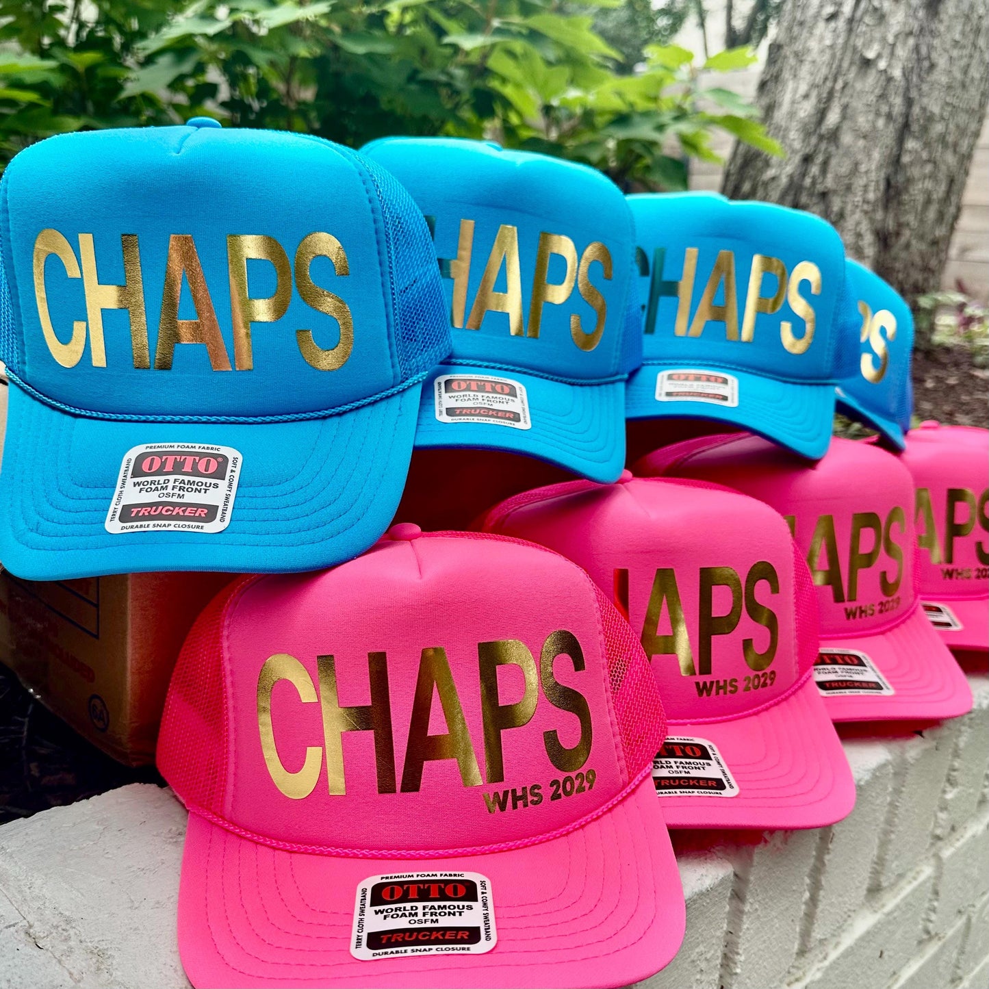 Foil Letters Custom Trucker Hat Cap, Girls Trip, 40th Birthday Gift ideas, Girls Weekend, Customized, Beach, 50th gift favor, gold