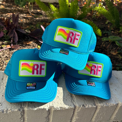 Custom Trucker Hat Cap, Girls Trip, 40th Birthday Gift ideas, Girls Weekend, Customized, Beach, 50th birthday gift favor, Sun Waves