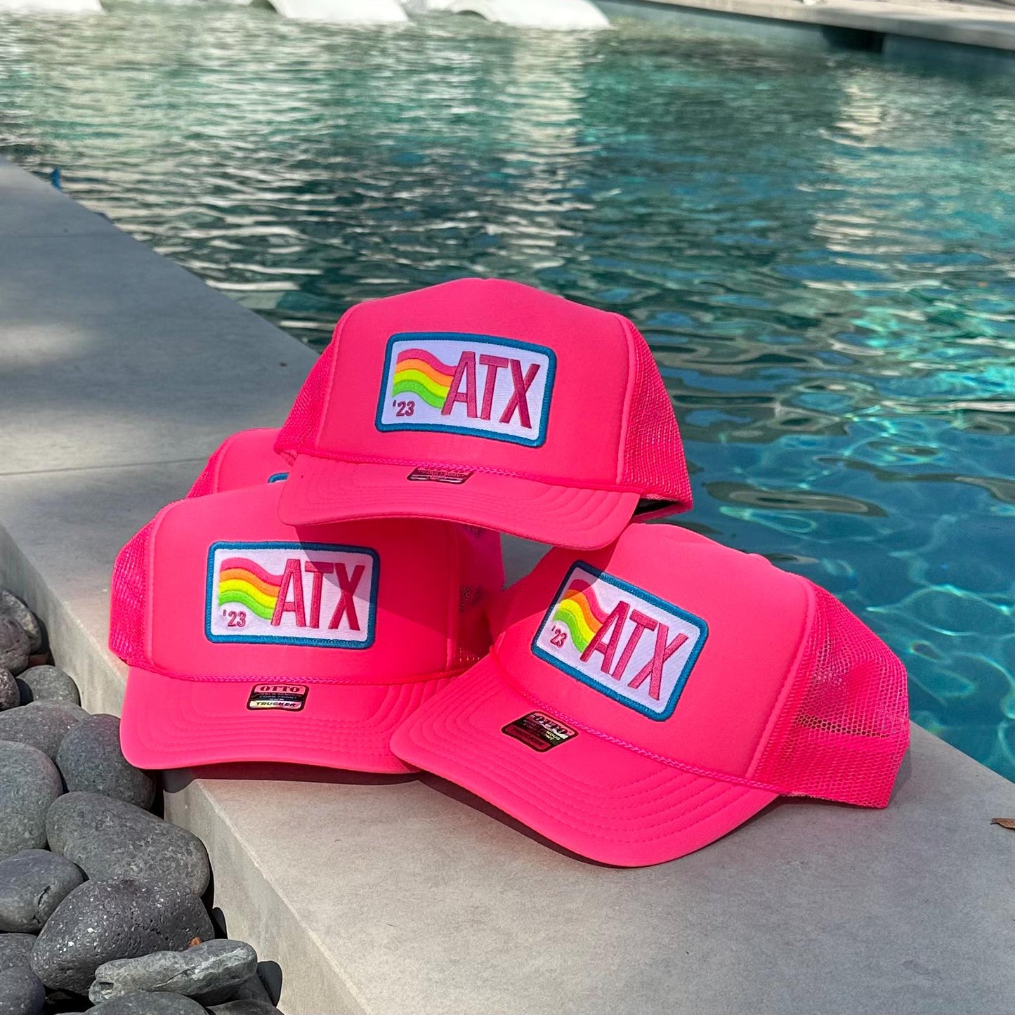 Custom Trucker Hat Cap, Girls Trip, 40th Birthday Gift ideas, Girls Weekend, Customized, Beach, 50th birthday gift favor, Sun Waves