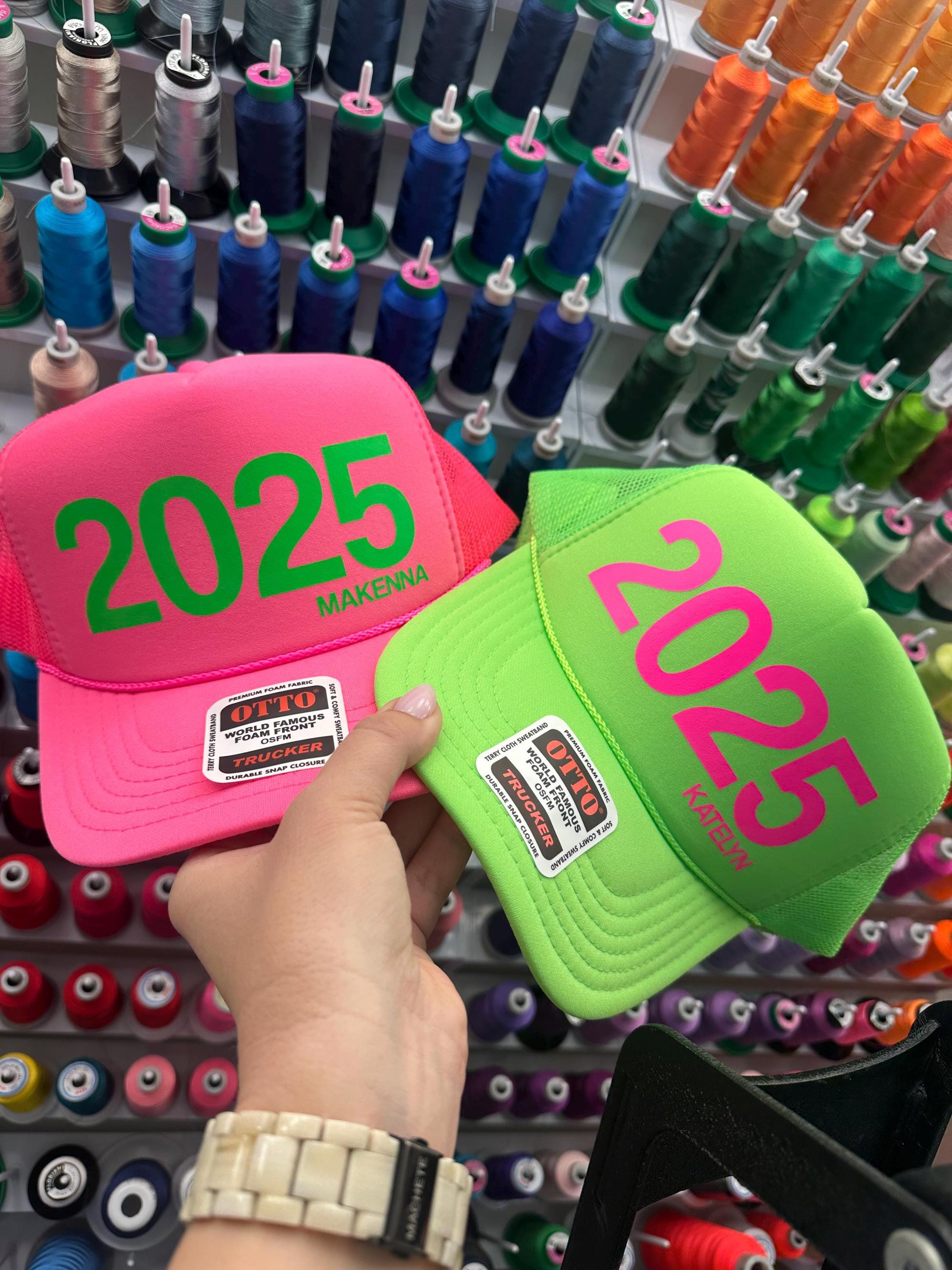 Custom Text Trucker Hat, Girls Trip, Bachelorette Party, Gifts for friends, Beach Chic