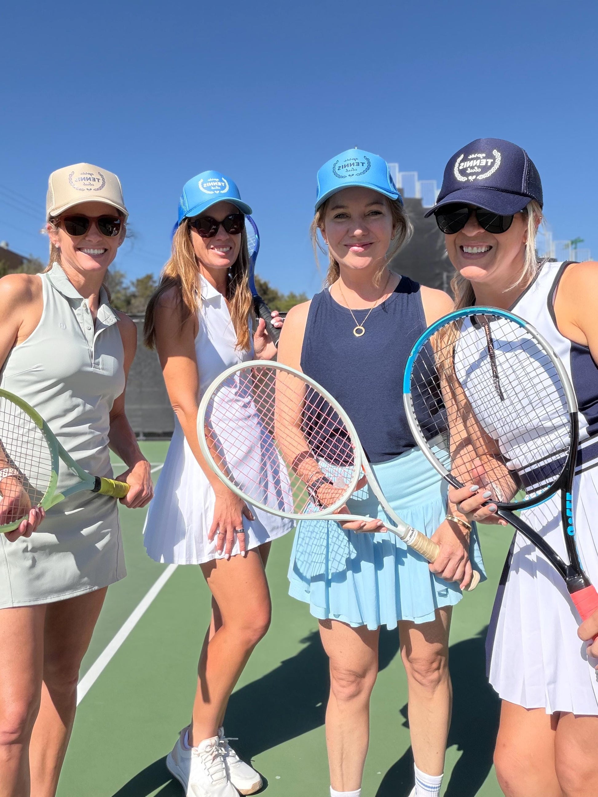 Apres Tennis Team Trucker Hat, Gifts for her, doubles