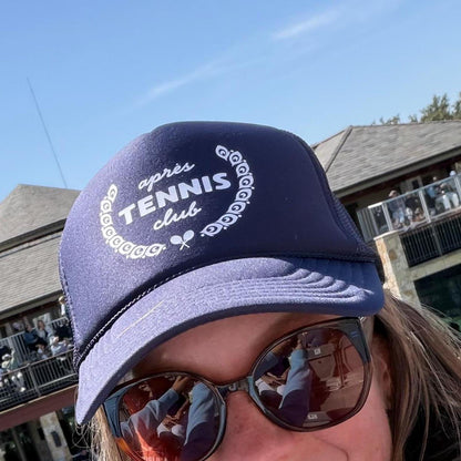 Apres Tennis Team Trucker Hat, Gifts for her, doubles