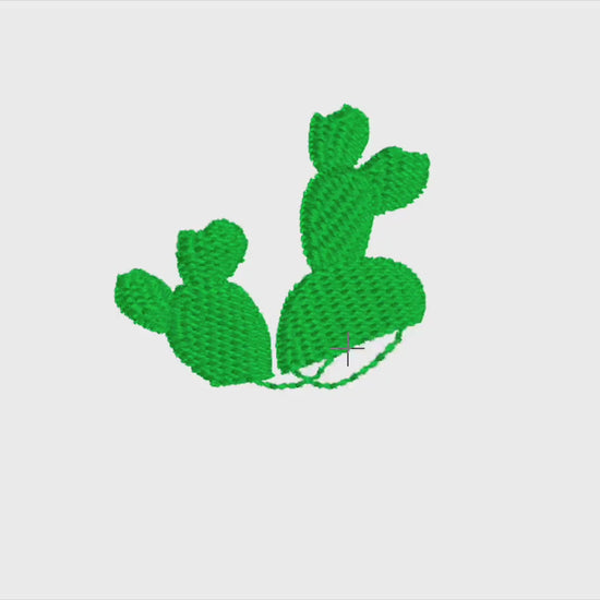 Prickly Pear Cactus Machine Embroidery Design (PES, DST, JEF)