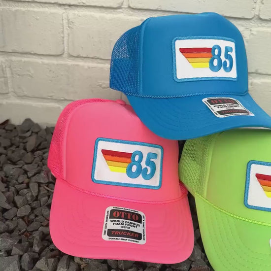Birthday Year Trucker Hat: Retro '76 or '86 Patch Cap
