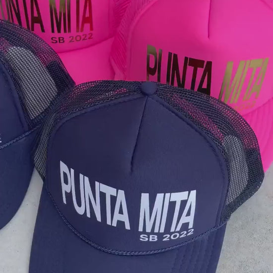 Custom Text Trucker Hat, Girls Trip, Bachelorette Party, Gifts for friends, Beach Chic